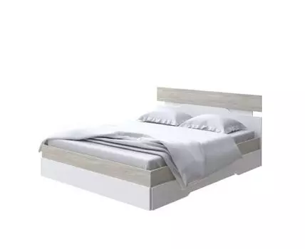 Кровать Milton (ЛДСП Дуб Венге + Дуб Шамони) 80x190 (190, Нет, 180, Ясень Шимо Светлый/Белый)