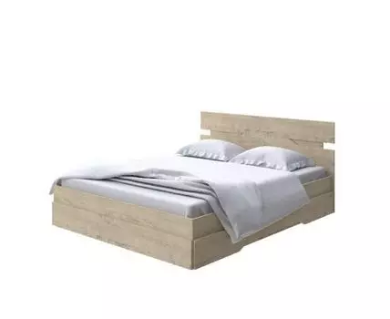 Кровать Milton (ЛДСП Дуб Венге + Дуб Шамони) 80x190 (200, Нет, 180, Бунратти)