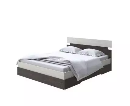 Кровать Milton (ЛДСП Дуб Венге + Дуб Шамони) 80x190 (200, Нет, 180, Дуб Шамони светлый (124)/Дуб Кантербери)