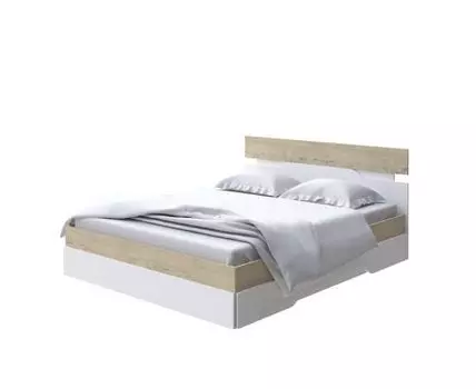 Кровать Milton (ЛДСП Дуб Венге + Дуб Шамони) 80x190 (200, Нет, 180, Бунратти/Белый)