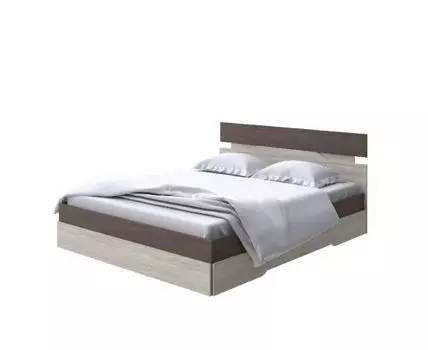 Кровать Milton (ЛДСП Дуб Венге + Дуб Шамони) 80x190 (190, Нет, 180, Ясень Шимо Темный/Ясень Шимо Светлый)
