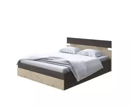 Кровать Milton с подъемным механизмом (ЛДСП Дуб Венге + Дуб Шамони) 80x190 (190, Нет, 180, Дуб Кантербери/Бунратти)