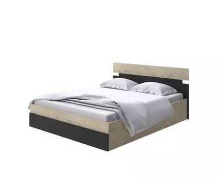 Кровать Milton с подъемным механизмом (ЛДСП Дуб Венге + Дуб Шамони) 80x190 (200, Нет, 180, Бунратти/Черный)