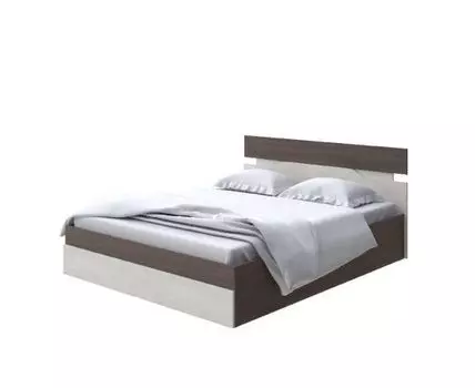 Кровать Milton с подъемным механизмом (ЛДСП Дуб Венге + Дуб Шамони) 80x190 (200, Нет, 180, Ясень Шимо Темный/Дуб Шамони светлый)