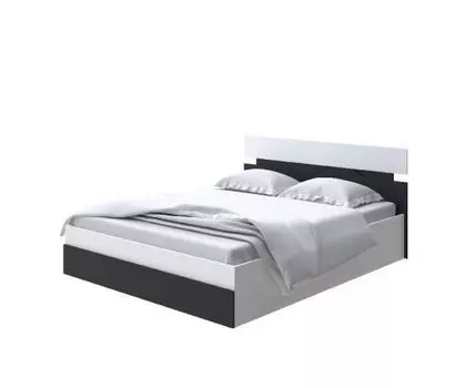 Кровать Milton с подъемным механизмом (ЛДСП Дуб Венге + Дуб Шамони) 80x190 (200, Нет, 160, Белый/Черный)