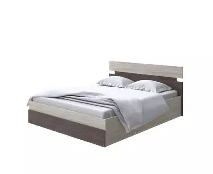 Кровать Milton с подъемным механизмом (ЛДСП Дуб Венге + Дуб Шамони) 80x190 (200, Нет, 160, Ясень Шимо Светлый/Ясень Шимо Темный)