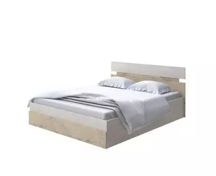 Кровать Milton с подъемным механизмом (ЛДСП Дуб Венге + Дуб Шамони) 80x190 (190, Нет, 180, Дуб Шамони светлый (124)/Бунратти)