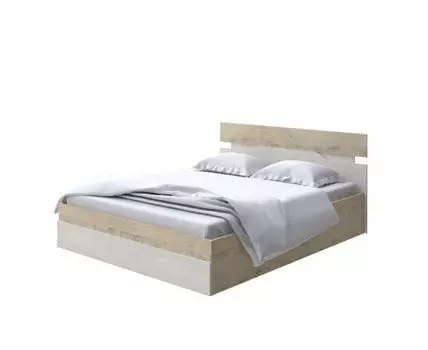 Кровать Milton с подъемным механизмом (ЛДСП Дуб Венге + Дуб Шамони) 80x190 (190, Нет, 180, Бунратти/Дуб Шамони светлый (124))