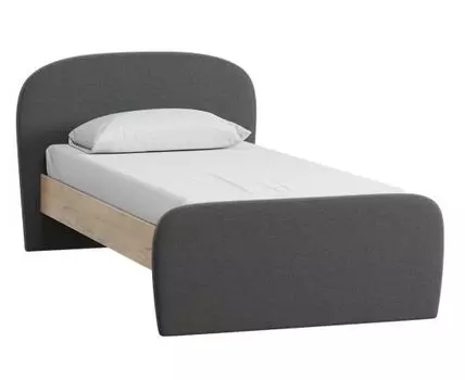 Кровать Мира 90 Textile Grey