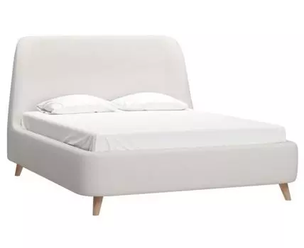 Кровать Молсон 160 Bucle White