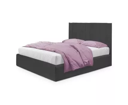 Кровать Нью-Йорк (темно-серый)