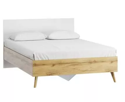 Кровать Нордик 140 Wood White