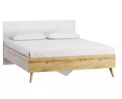 Кровать Нордик 160 Wood White