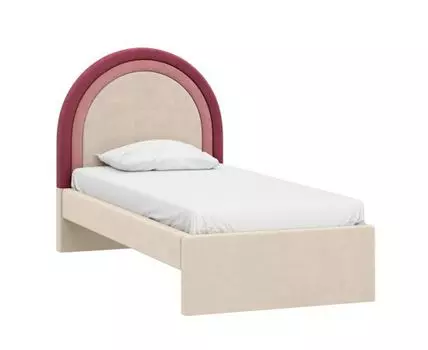 Кровать Рунда 90 Barhat Light Pink