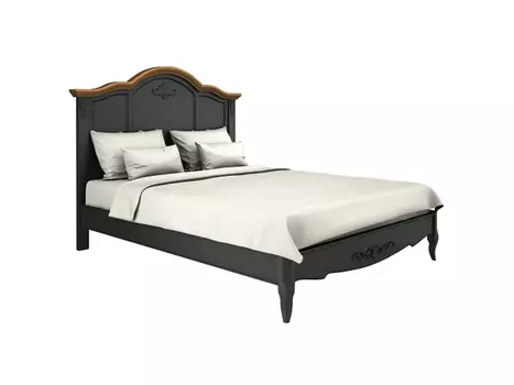 Кровать с жесткой спинкой 140x200 Прованс