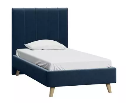 Кровать Шерона-Legs 120 Velvet Blue
