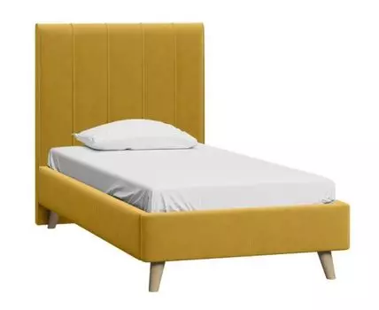Кровать Шерона-Legs 120 Velvet Yellow
