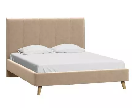 Кровать Шерона-Legs 140 Velvet Beige