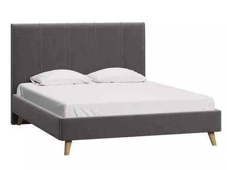 Кровать Шерона-Legs 140 Velvet Grey