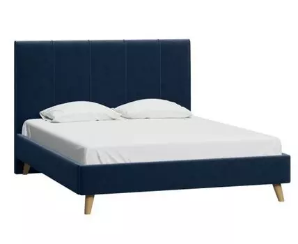 Кровать Шерона-Legs 160 Velvet Blue