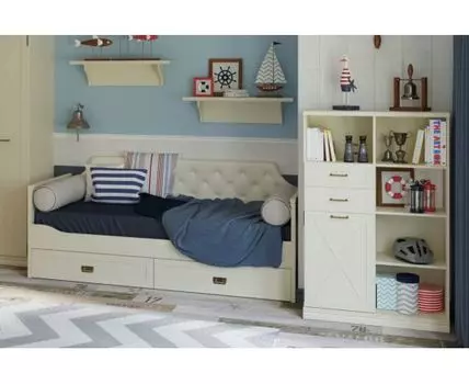 Кровать + Шкаф Кантри