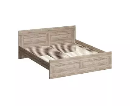 Кровать СИРИУС двухспальная с ортопедическим основанием 180х200, цвет Дуб Сонома