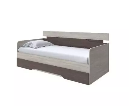Кровать-Софа Milton (ЛДСП Дуб Венге + Дуб Шамони) 80x190 (200, Нет, 80, Ясень Шимо Светлый/Ясень Шимо Темный)