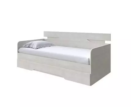 Кровать-Софа Milton (ЛДСП Дуб Венге + Дуб Шамони) 80x190 (200, Нет, 90, Дуб Шамони светлый)