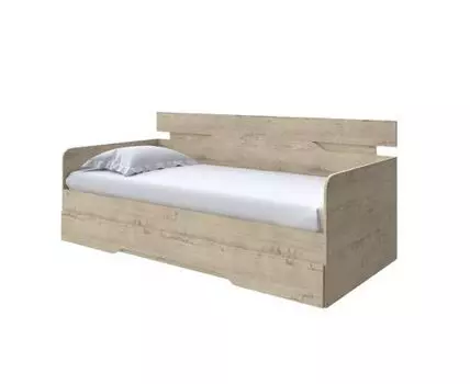 Кровать-Софа Milton (ЛДСП Дуб Венге + Дуб Шамони) 80x190 (190, Нет, 90, Бунратти)