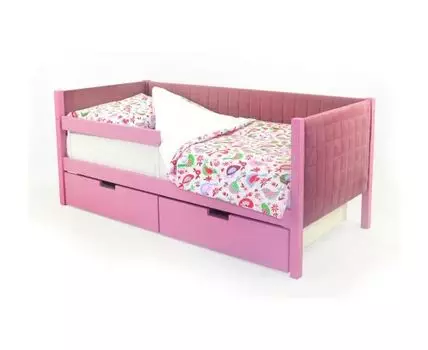 Кровать-тахта мягкая Svogen лаванда (Розовый)