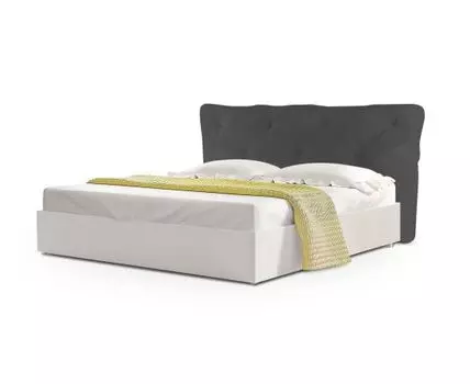 КроватьТесей2 (Велюр, темно-серый)