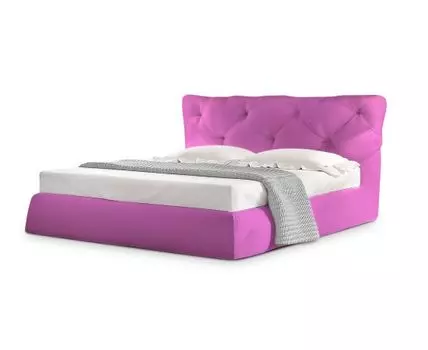 Кровать Тесей (Текстиль, Фиолетовый)