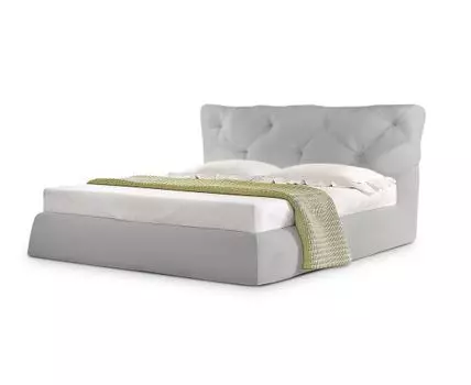 Кровать Тесей (Текстиль, Серый)