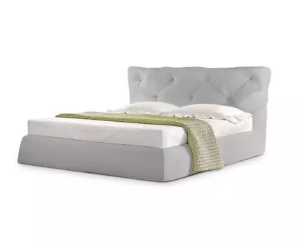 Кровать Тесей (Текстиль, Серый)