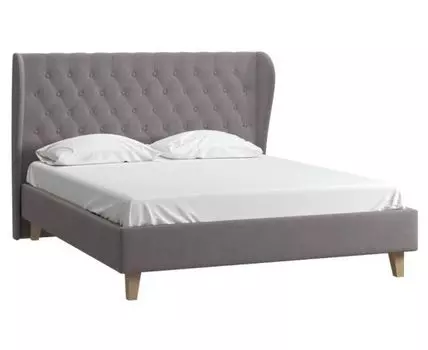 Кровать Виенсо 140 Velvet Grey