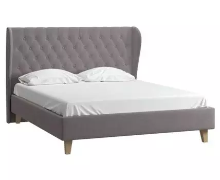 Кровать Виенсо 180 Velvet Grey