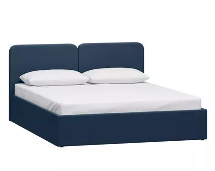 Кровать Вилена 160 Velvet Navy Blue