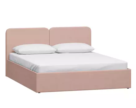 Кровать Вилена 160 Velvet Pink