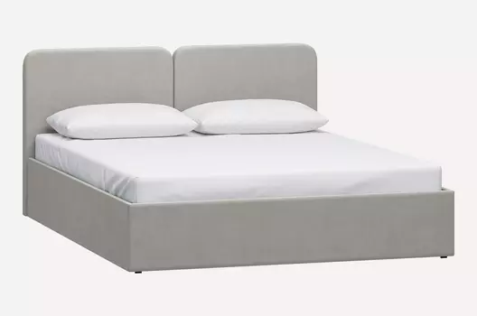 Кровать Вилена 160 Velvet Silver