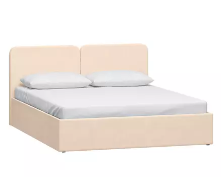 Кровать Вилена 180 Barhat Beige