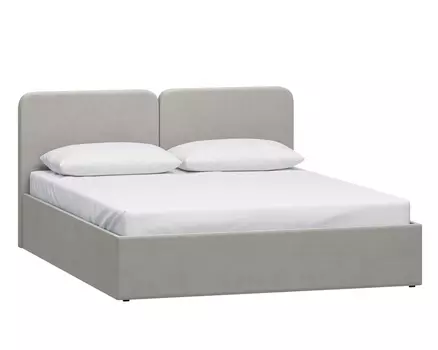 Кровать Вилена 180 Velvet Silver