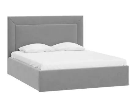Кровать Виллем-Floor 140 Barhat Silver