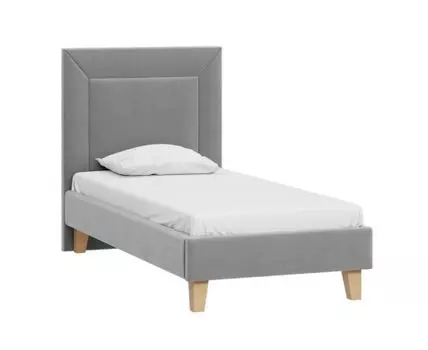 Кровать Виллем-Legs 90 Barhat Silver