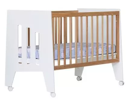 Кроватка для новорожденных Мия (91,5 / 86,5, 123,5, Односпальные, Одноярусные, Белый, 74)