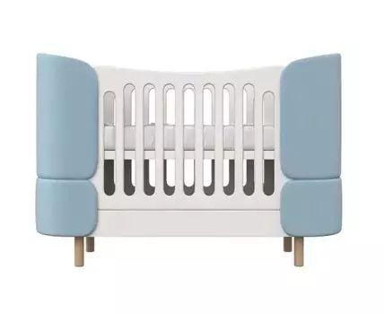 Кроватка-трансформер Kidi Soft (Голубой, 74)