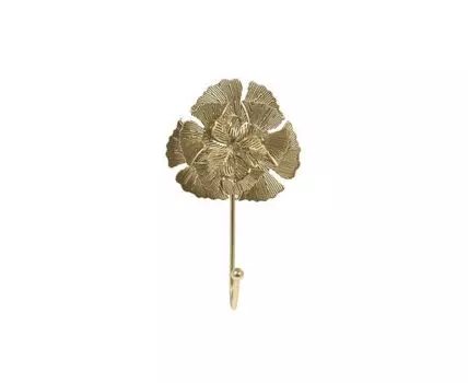 Крючок Цветок (золотистый, 5)