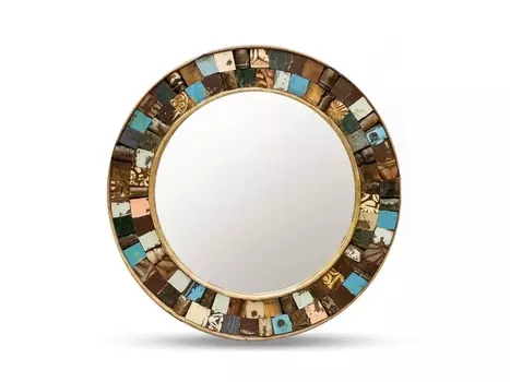 Круглое зеркало из массива, САРИКА 3