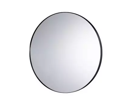 Круглое зеркало Orio 120 черное