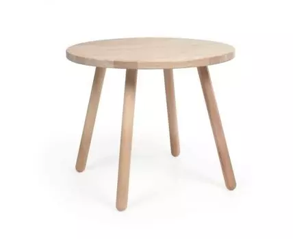 Круглый детский стол Dilcia из массива каучука 55 см