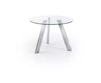 Круглый стол Columbia 110 см стеклянный